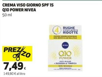 Alta Supermercati Q10 power anti-wrinkle crema giorno pelle invecchiata, pelle sensibile 50 ml offerta