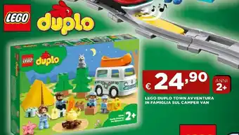 Lego Duplo Town Avventura uin Famiglia Sul Camper Van
