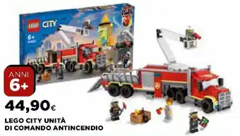 Ipercoop Lego City Unità di Comando Antincendio offerta