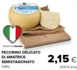 Tigre Pecorino delicato di amatrice semistagionato offerta