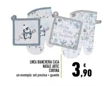 Conad Superstore Cortina linea biancheria casa natale artic offerta