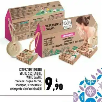 White castle confezione regalo solido sostenibile