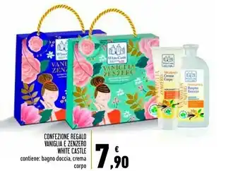 Conad Superstore Ehite castle confezione regalo vaniglia e zenzero offerta