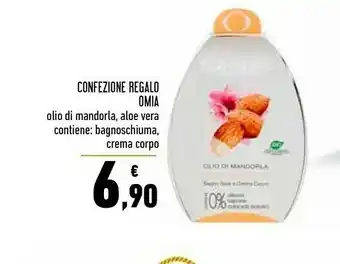 Conad Superstore Omia confezione regalo olio di mandorla offerta
