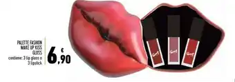 Conad Superstore Gloss palette fashion make up kiss offerta