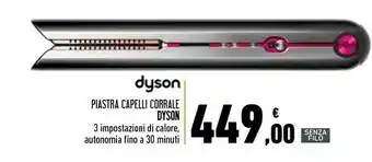 Conad Superstore Corrale with styling set piastra per capelli caldo antracite, fucsia 200 w 4,34 m offerta