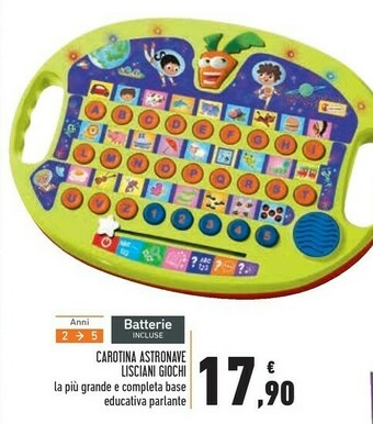 Conad Superstore Lisciani giochi carotina astronave offerta