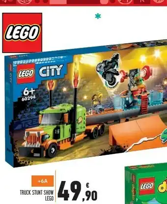 Conad Superstore Lego truck stunt show offerta