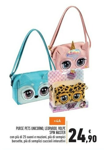 Spin master purse pets unicorno
