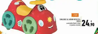 Chicco cavalcabile all around rosso eco+