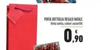 Conad Superstore Porta bottiglia regalo natale offerta
