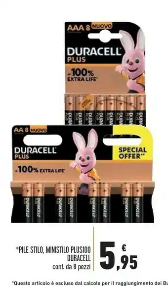 Conad Superstore Pile stilo, ministilo plus100 offerta