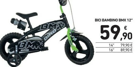 Bmx bici bambino offerta di Conad Ipermercato
