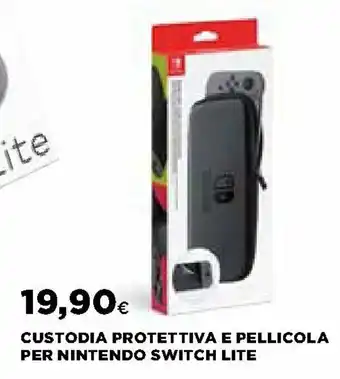 Ipercoop Custodia Protettiva e Pellicola per Nintendo Switch Lite offerta