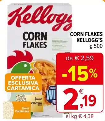 Iperal Corn flakes KELLOGG'S offerta