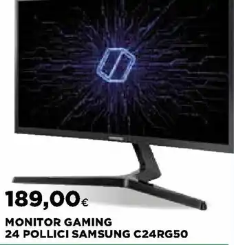 Ipercoop Monitor Gaming 24 Pollici Samsung C24RG50 offerta