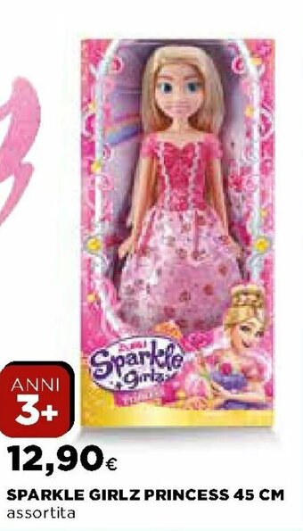 Ipercoop Sparkle Girlz Princess 45 cm offerta