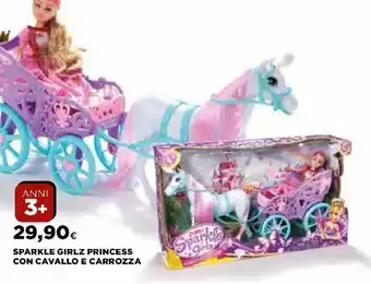 Sparkle Girlz Princess Con Cavallo e Carrozza