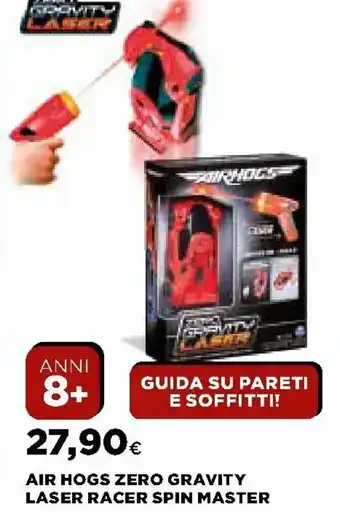 Ipercoop Air Hogs Zero Gravity Laser Racer Spin Master offerta