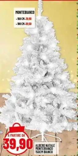 Risparmio Casa Albero natale montebianco bianco offerta
