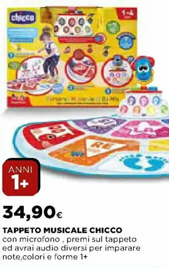 Ipercoop Tappeto Musicale Chicco offerta