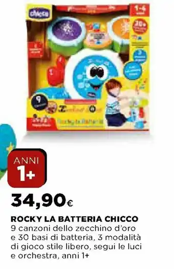 Ipercoop Rocky La Batteria Chicco offerta