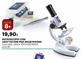 Ipercoop Microscopio con Adattatore per Smartphone offerta