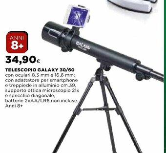 Ipercoop Telescopio Galaxy 30/60 offerta