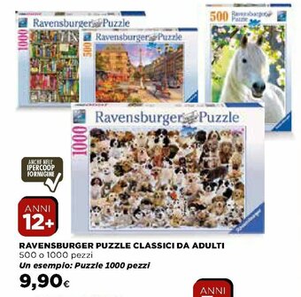Ipercoop Ravensburger Puzzle Classici da Adulti 500 o 1000 pezzi offerta