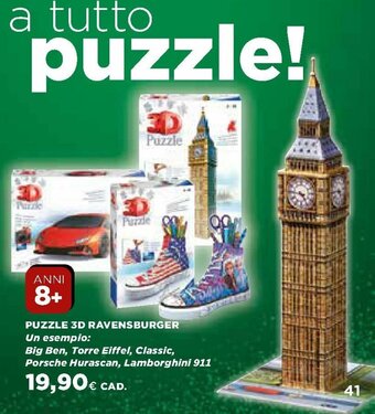 Ipercoop Puzzle 3D Ravensburger offerta