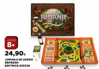 Ipercoop Jumanji in Legno Refresh Editrice Giochi offerta