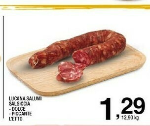 Sigma Salsiccia - dolce - piccante offerta