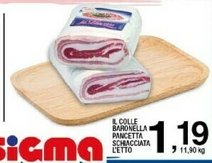 Il colle baronella pancetta schiacciata