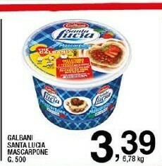 Sigma Mascarpone santa lucia 500 g(ml) offerta