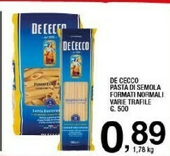 Sigma Pasta di semola di grano duro offerta