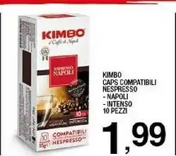 Sigma Kimbo - espresso napoli offerta