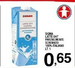 Sigma Latte parzialmente scremato offerta