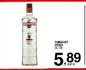 Sigma Romanoff vodka offerta