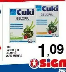 Sigma Gelopiu sacchetti offerta