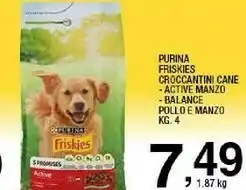 Sigma Friskies vitafit active adulto manzo 3 kg offerta