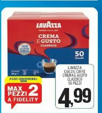Sigma Cialde caffè crema e gusto classico offerta
