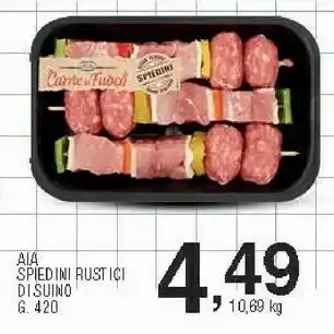 Aia spiedini rustici di suino