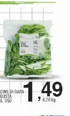 Cime di rappa busta g 350