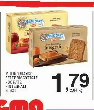 Sigma Fette biscottate le integrali 100% integrali offerta
