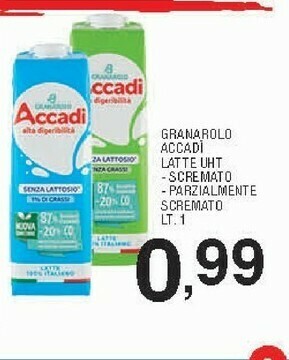 Sigma Latte uht parzialmente scremato a lunga conservazione 1000 g(ml) offerta