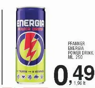 Energia power drink