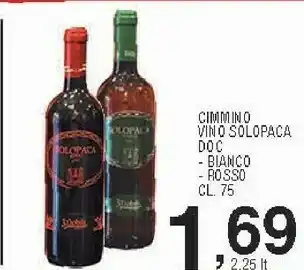 Sigma Vino solopaca bianco/ rosso doc offerta