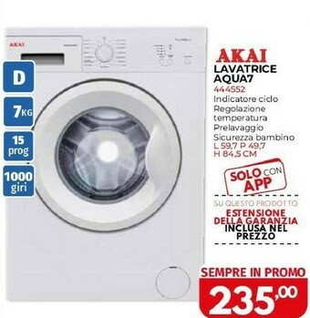 Orizzonte Lavatrice offerta