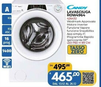 Orizzonte Asciugatrice offerta