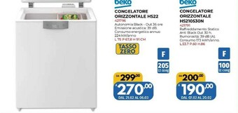 Orizzonte Congelatori a pozzetto offerta